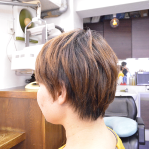 縮毛矯正・髪型・ショート2