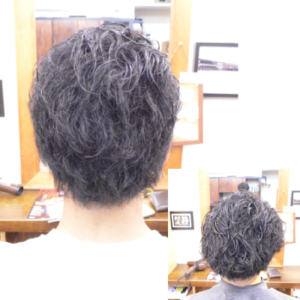 くせ毛を生かした髪型-メンズ1